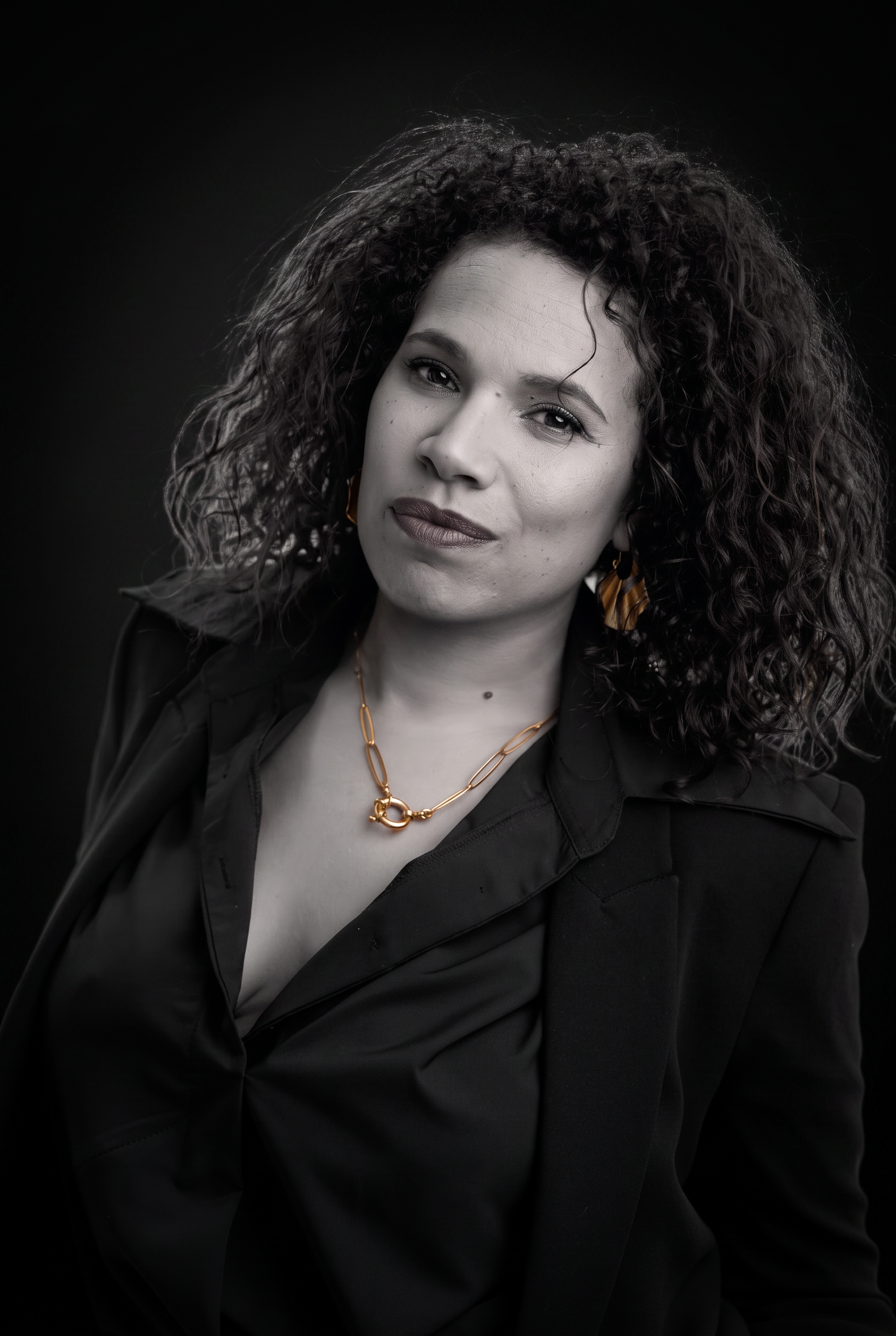 Laury Thirion, regard déterminé